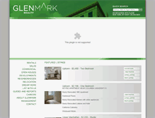 Tablet Screenshot of glenmarkrealty.com